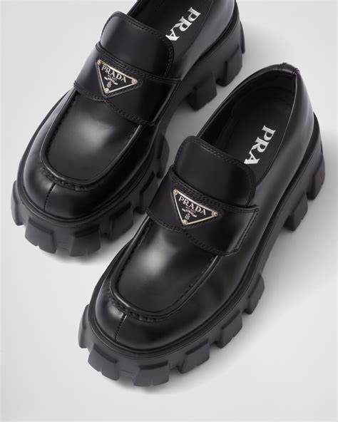 prada loafer women|prada monolith loafer.